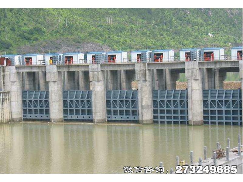 泾阳县拦水大坝闸门