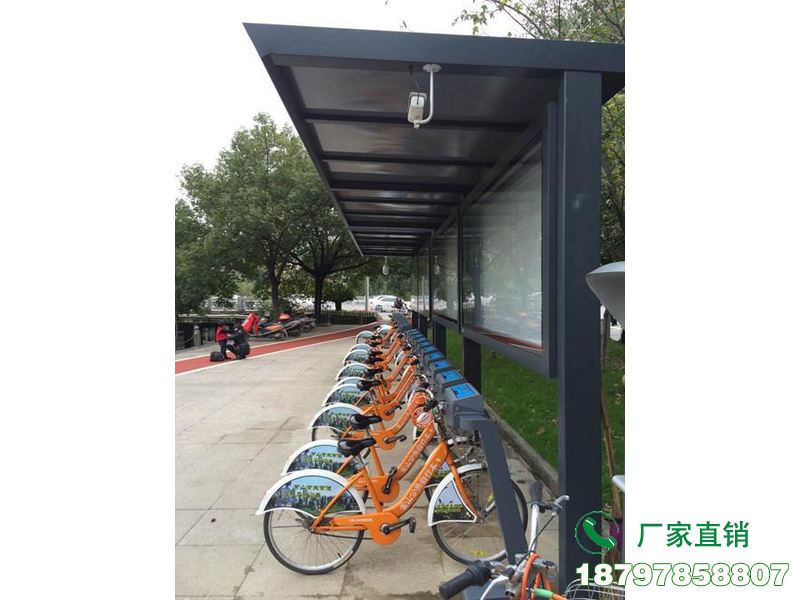 市中城市中心智能共享单车候车棚