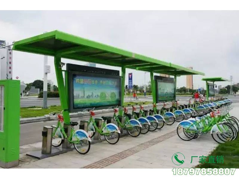 新华公共自行车停放亭
