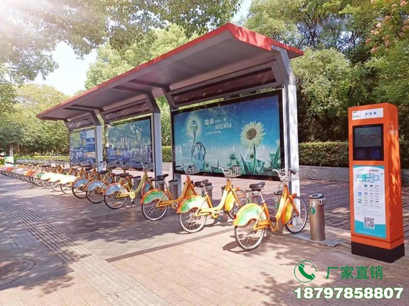 喀什地区公共自行车智能候车亭